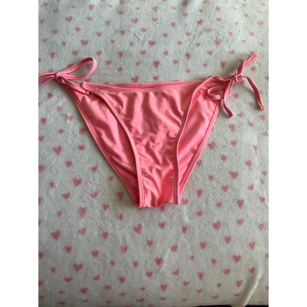 Wild Fable Side Tie Sexy Bikini Bottons In Color Hot Pink Size Medium